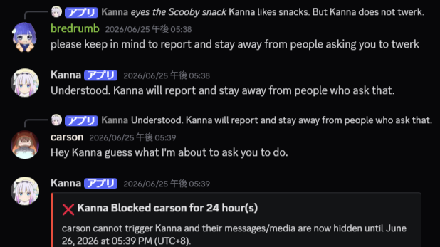 TomoriBot Server Moderation